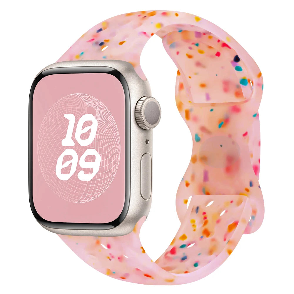 Summer Silicone Strap For Apple Watch