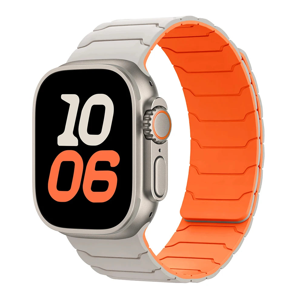 Magnetic Silicone Sport Strap for Apple Watch