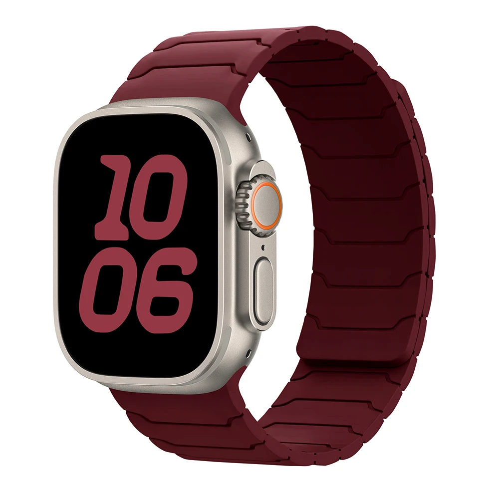 Magnetic Silicone Sport Strap for Apple Watch