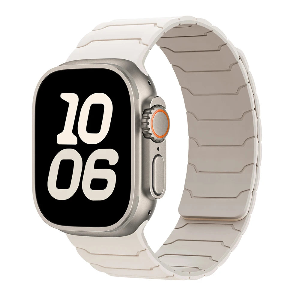 Magnetic Silicone Sport Strap for Apple Watch
