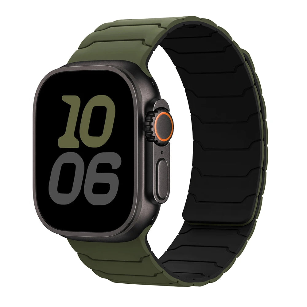 Magnetic Silicone Sport Strap for Apple Watch