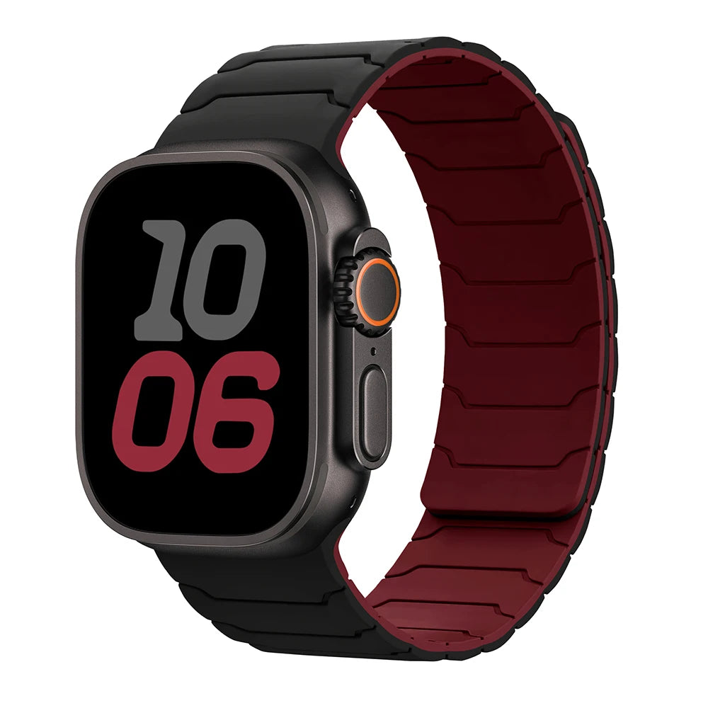 Magnetic Silicone Sport Strap for Apple Watch