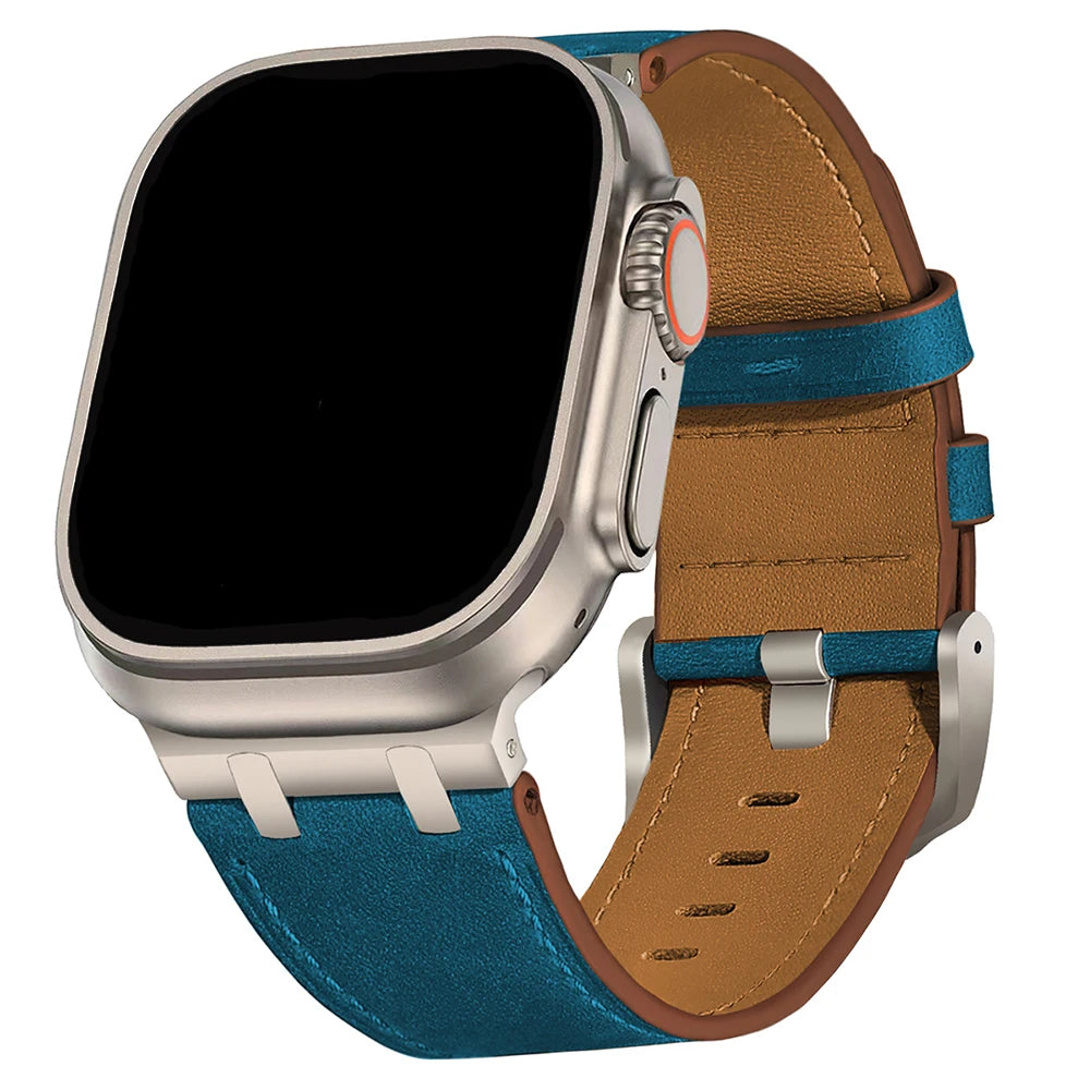 Cowhide Leather Band for Apple Watch