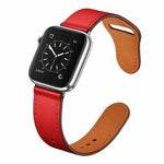 Leather Pin-and-Tuck Strap for Apple Watch