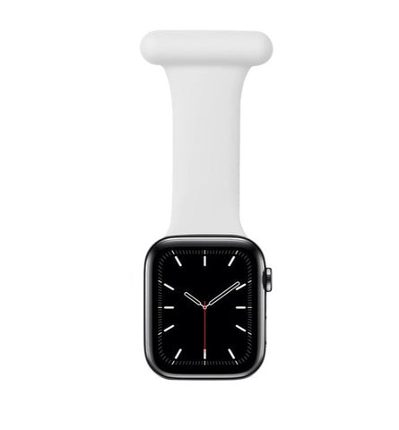 Silicone Clip-On Fob For Apple Watch Strap - For Doctors Nurses Midwives Paramedics