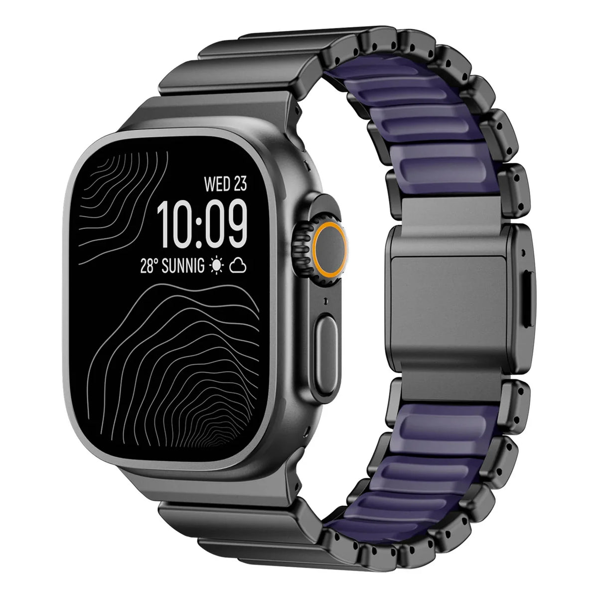 Titanium Silicone Magnetic Strap for Apple Watch