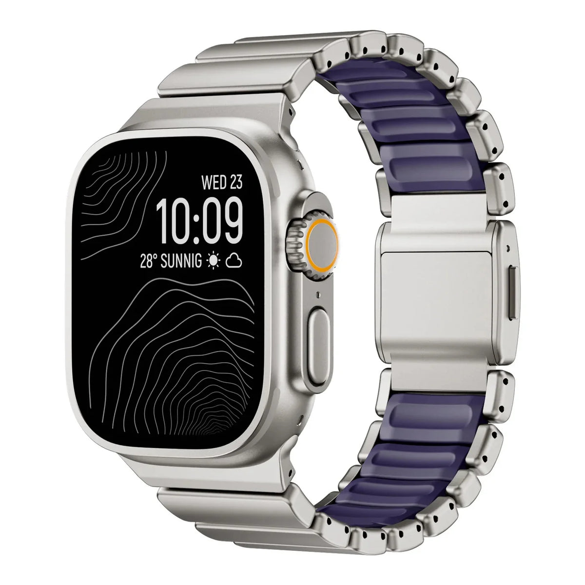 Titanium Silicone Magnetic Strap for Apple Watch