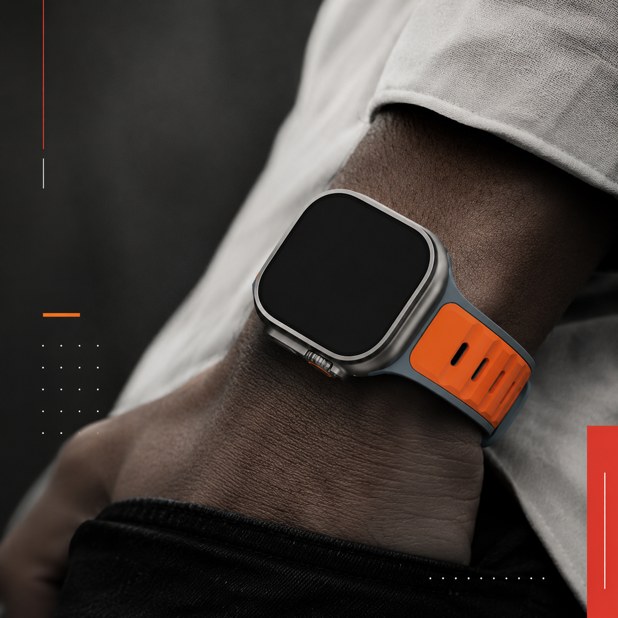 Silicone Sports Strap for Apple Watch