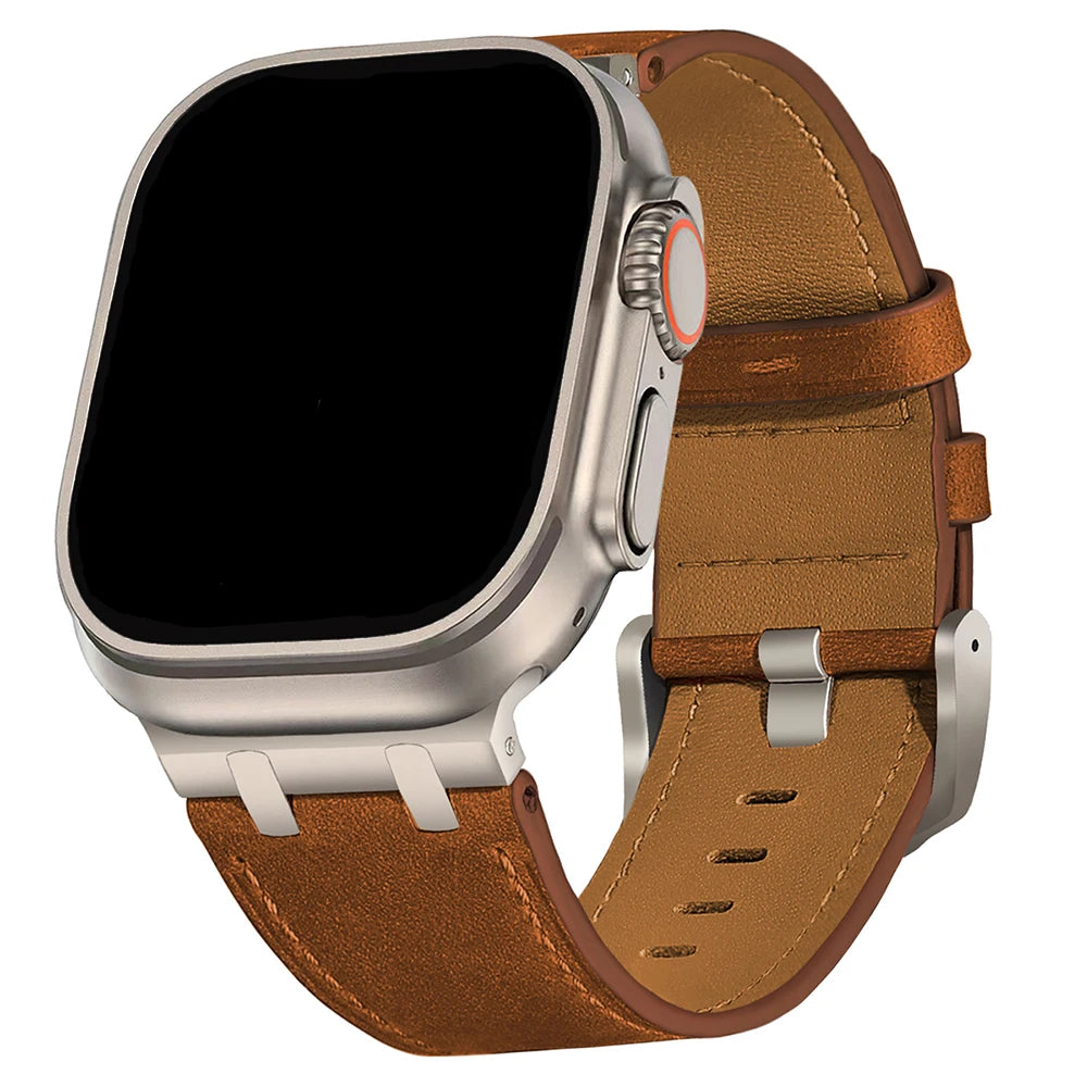 Cowhide Leather Band for Apple Watch