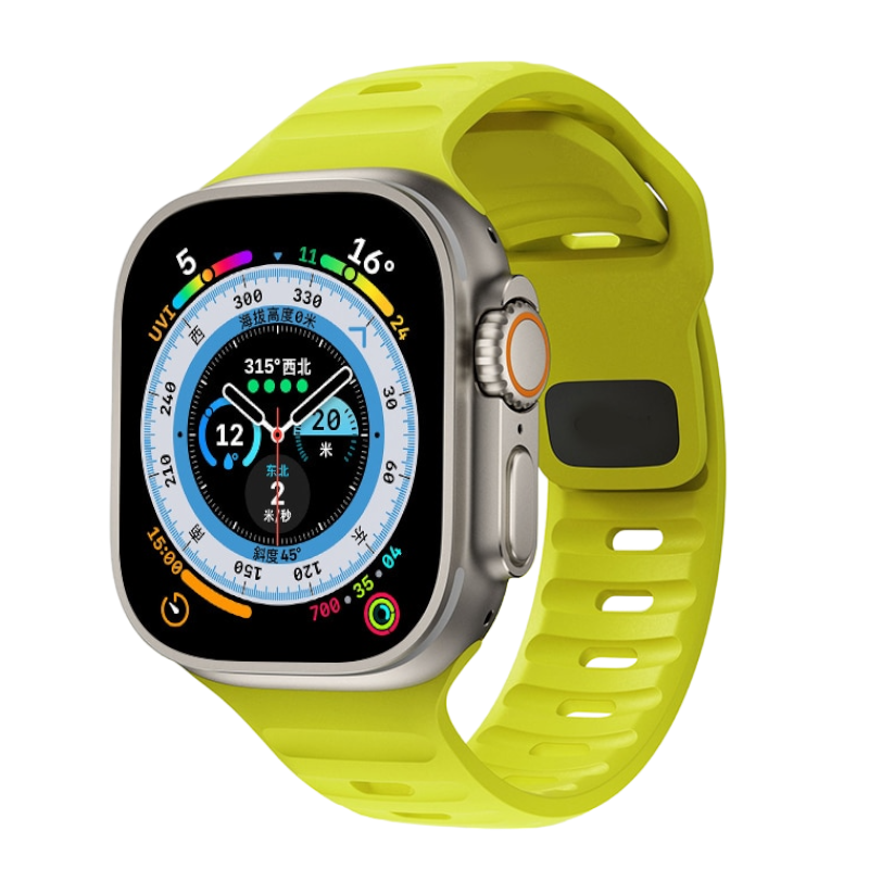 Apple watch series 4 silicone band sales