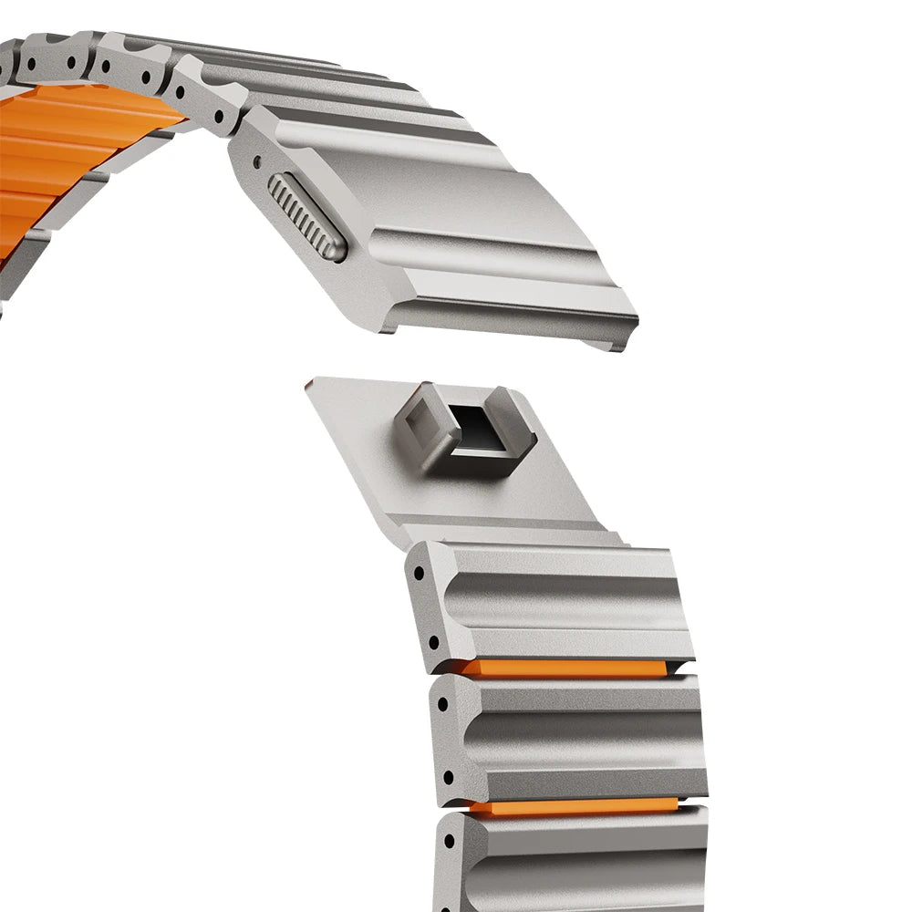 Titanium Flow Magnetic Strap for Apple Watch