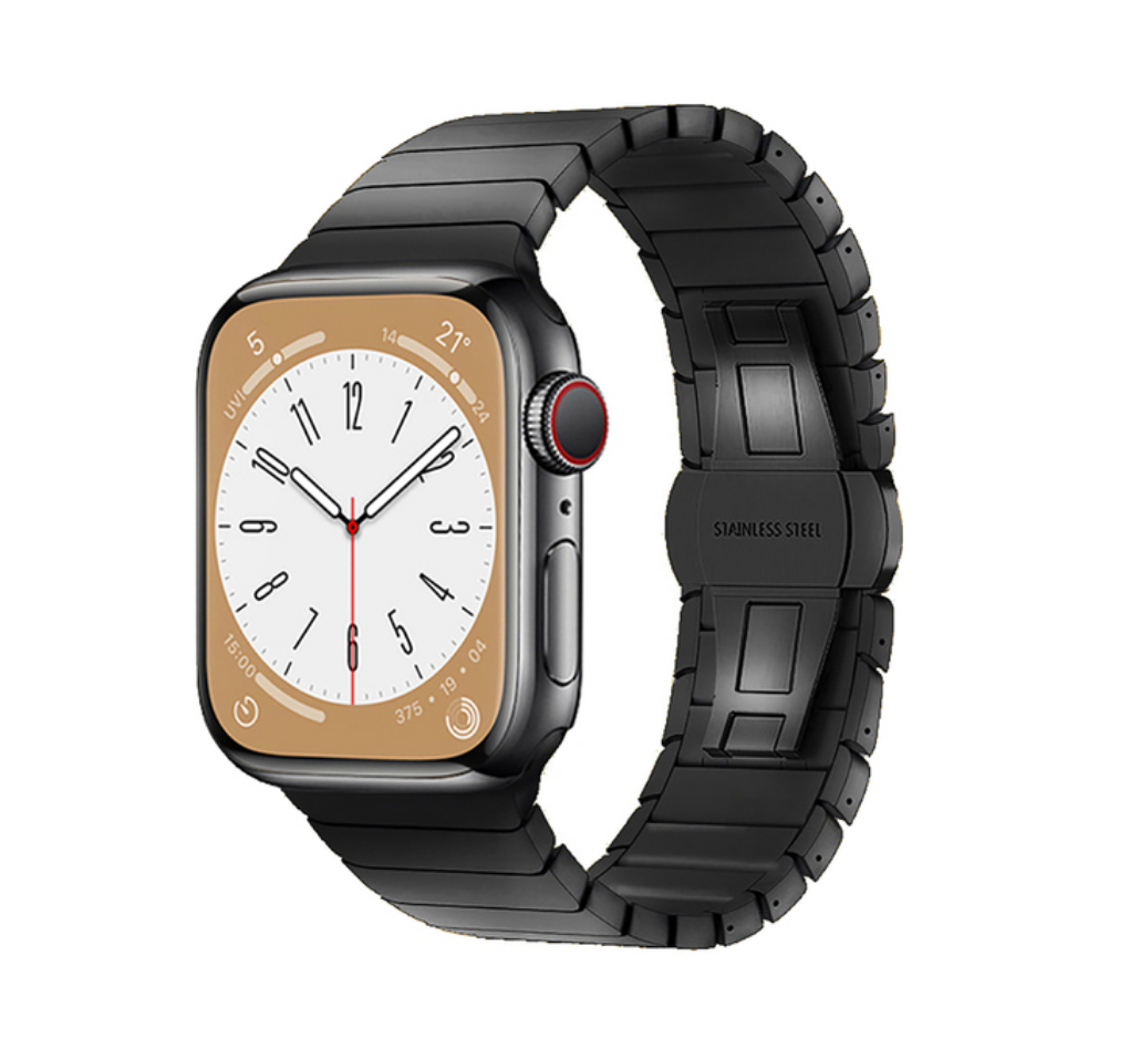 Stainless Steel Link Strap for Apple Watch Strapology Store