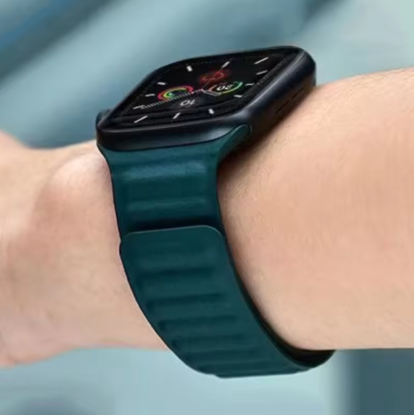 Leather Link Magnetic Strap for Apple Watch