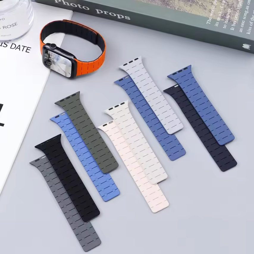 Magnetic Soft Silicone Strap for Apple Watch