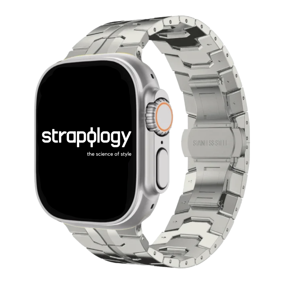 Stainless Steel Iron Man Strap For Apple Watch