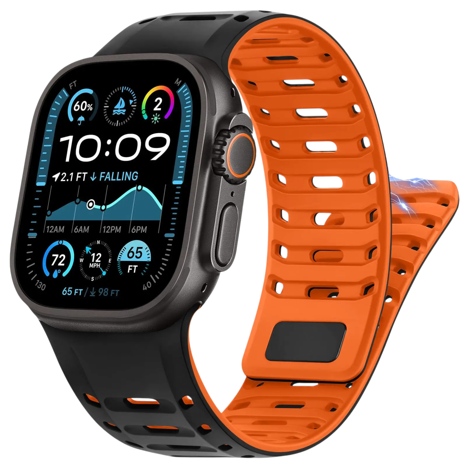 Sport Silicone Magnetic Strap For Apple Watch