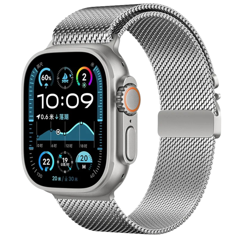 Watch Strap Apple Store Milanese Loop Ultimate Titanium Milanese