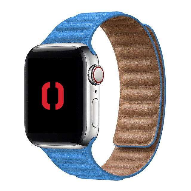 Leather Link Magnetic Strap for Apple Watch