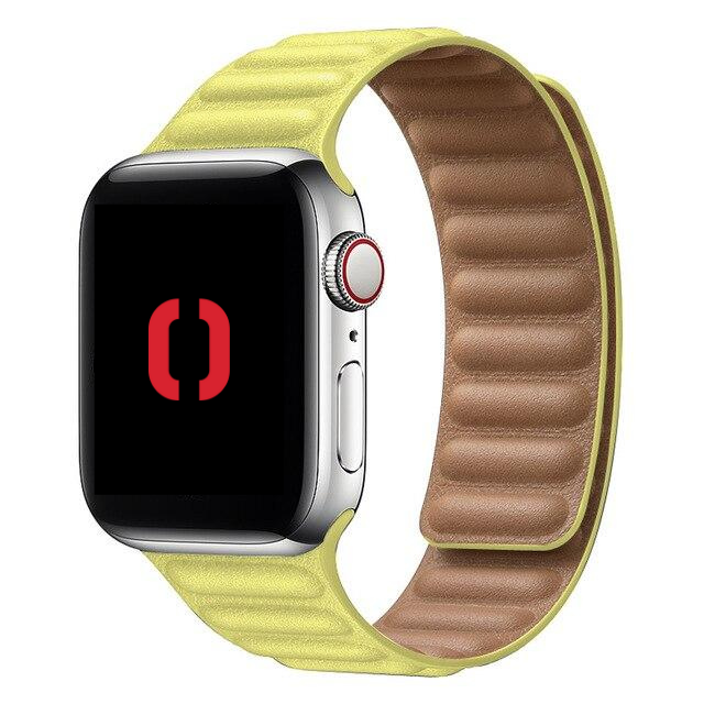 Leather Link Magnetic Strap for Apple Watch