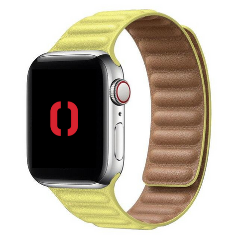 Faux leather apple clearance watch band